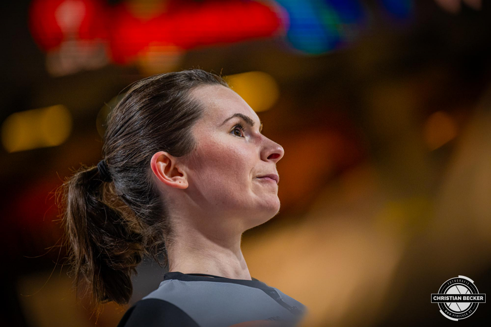 2. Basketball Bundesliga, Barmer BBL, Saison 2023/2024, Herren, Hauptrunde, 19. Spieltag, 27.01.2024, RASTA Vechta II - Dresden Titans
Mona Kienast (Schiedsrichterin) während der Partie
Schlüsselwörter: 19. Spieltag;2. Bundesliga;27.01.2024;Basketball;Dresden Titans;Farmteam;Hauptrunde;Liga;Pro A;RASTA;RASTA Dome;Saison 2023/2024;Vechta