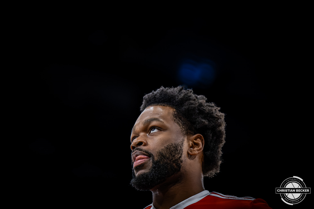 1. Basketball Bundesliga, easyCredit BBL, Saison 2025/2026, Herren, Hauptrunde, 27. Spieltag, 02.04.2026, RASTA Vechta - BMA365 Bamberg Baskets
Lloyd Pandi (#41 - RASTA Vechta) vor der Partie
Schlüsselwörter: 02.04.2026;1. Bundesliga;27. Spieltag;365;BBL;BMA;Bamberg;Basketball;Baskets;Hauptrunde;Liga;RASTA;RASTA Dome;Saison 2025/2026;Vechta;easycredit