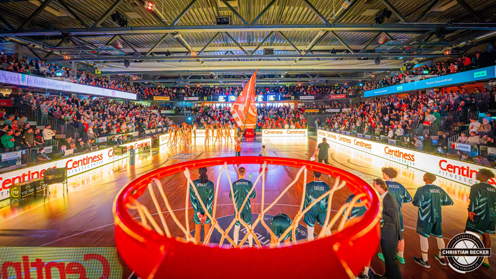 1. Basketball Bundesliga, easyCredit BBL, Saison 2023/2024, Herren, Hauptrunde, 19. Spieltag, 04.02.2024, RASTA Vechta -  MLP Academics Heidelberg
RASTA Dome (Spielst&auml;tte - RASTA Vechta) vor der Partie
Schlüsselwörter: 04.02.2024;1. Bundesliga;18. Spieltag;Academics;BBL;Basketball;Hauptrunde;Heidelberg;Liga;MLP;RASTA;RASTA Dome;Saison 2023/2024;easycredit