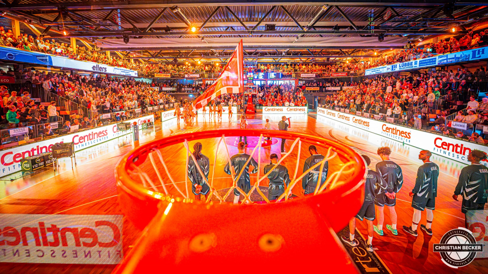 1. Basketball Bundesliga, easyCredit BBL, Saison 2023/2024, Herren, Hauptrunde, 19. Spieltag, 04.02.2024, RASTA Vechta -  MLP Academics Heidelberg
RASTA Dome (Spielst&auml;tte - RASTA Vechta) vor der Partie
Schlüsselwörter: 04.02.2024;1. Bundesliga;18. Spieltag;Academics;BBL;Basketball;Hauptrunde;Heidelberg;Liga;MLP;RASTA;RASTA Dome;Saison 2023/2024;easycredit