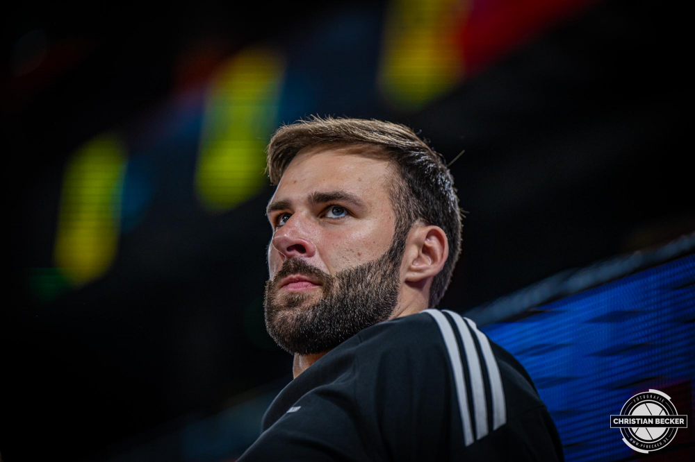 1. Basketball Bundesliga, easyCredit BBL, Saison 2024/2025, Herren, Hauptrunde, 5. Spieltag, 19.10.2024, RASTA Vechta -  Frankfurt Skyliners
Benas Griciunas (#5 - RASTA Vechta) vor der Partie
Schlüsselwörter: 1. Bundesliga;19.10.2024;5. Spieltag;BBL;Basketball;Frankfurt;Hauptrunde;Liga;RASTA;RASTA Dome;Saison 2024/2025;Skyliners;Vechta;easycredit