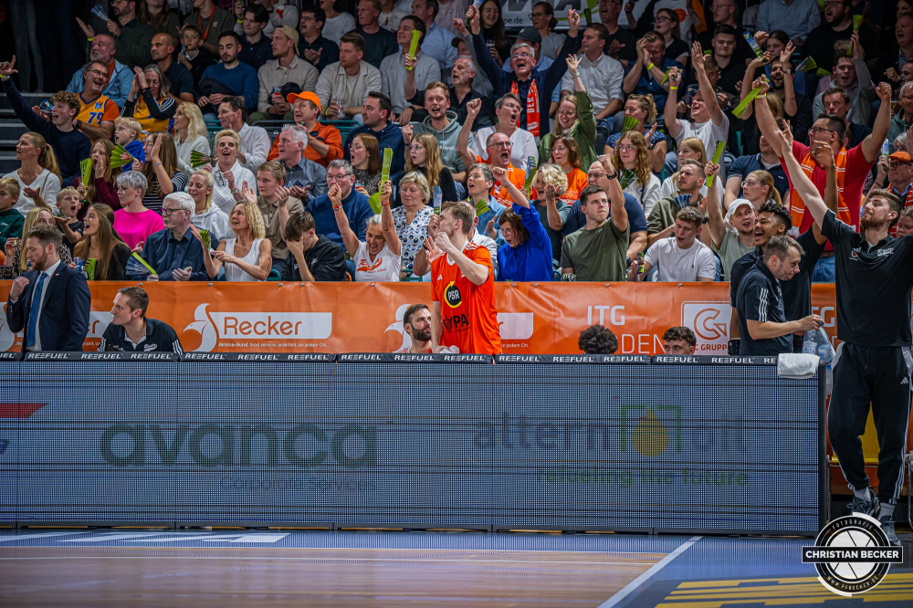 1. Basketball Bundesliga, easyCredit BBL, Saison 2024/2025, Herren, Hauptrunde, 5. Spieltag, 19.10.2024, RASTA Vechta -  Frankfurt Skyliners
Linus Trettin (#13 - RASTA Vechta) w&auml;hrend der Partie
Schlüsselwörter: 1. Bundesliga;19.10.2024;5. Spieltag;BBL;Basketball;Frankfurt;Hauptrunde;Liga;RASTA;RASTA Dome;Saison 2024/2025;Skyliners;Vechta;easycredit