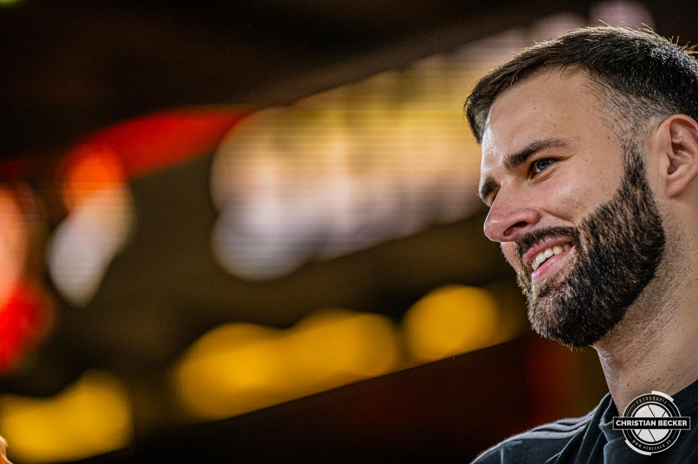 1. Basketball Bundesliga, easyCredit BBL, Saison 2024/2025, Herren, Hauptrunde, 8. Spieltag, 08.11.2024, RASTA Vechta -  Bamberg Baskets
Benas Griciunas (#5 - RASTA Vechta) vor der Partie
Schlüsselwörter: 08.11.2024;1. Bundesliga;8. Spieltag;BBL;Bamberg;Basketball;Baskets;Hauptrunde;Liga;RASTA;RASTA Dome;Saison 2024/2025;Vechta;easycredit