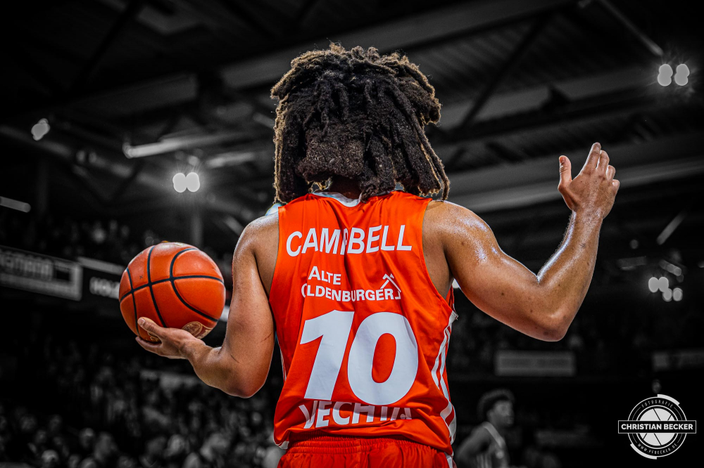 1. Basketball Bundesliga, easyCredit BBL, Saison 2024/2025, Herren, Hauptrunde, 8. Spieltag, 08.11.2024, RASTA Vechta -  Bamberg Baskets
Tyger Campbell (#10 - RASTA Vechta) w&auml;hrend der Partie
Schlüsselwörter: 08.11.2024;1. Bundesliga;8. Spieltag;BBL;Bamberg;Basketball;Baskets;Hauptrunde;Liga;RASTA;RASTA Dome;Saison 2024/2025;Vechta;easycredit