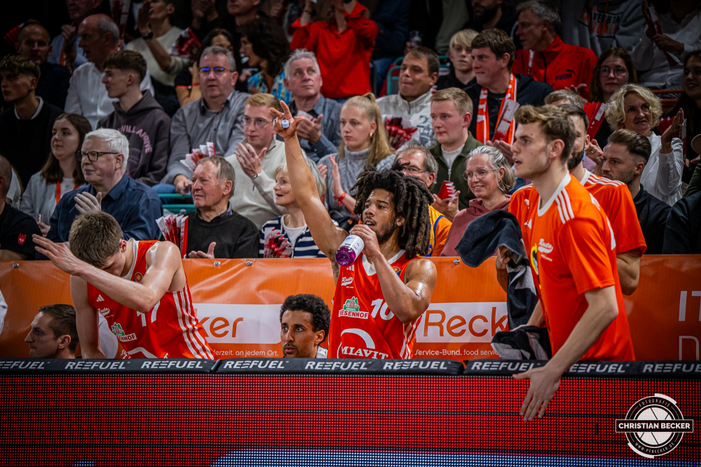 1. Basketball Bundesliga, easyCredit BBL, Saison 2024/2025, Herren, Hauptrunde, 8. Spieltag, 08.11.2024, RASTA Vechta -  Bamberg Baskets
Tyger Campbell (#10 - RASTA Vechta) w&auml;hrend der Partie
Schlüsselwörter: 08.11.2024;1. Bundesliga;8. Spieltag;BBL;Bamberg;Basketball;Baskets;Hauptrunde;Liga;RASTA;RASTA Dome;Saison 2024/2025;Vechta;easycredit