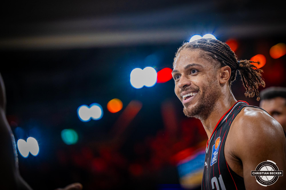 1. Basketball Bundesliga, easyCredit BBL, Saison 2024/2025, Herren, Hauptrunde, 8. Spieltag, 08.11.2024, RASTA Vechta -  Bamberg Baskets
MaCio Teague (#31 - Bamberg Baskets) w&auml;hrend der Partie
Schlüsselwörter: 08.11.2024;1. Bundesliga;8. Spieltag;BBL;Bamberg;Basketball;Baskets;Hauptrunde;Liga;RASTA;RASTA Dome;Saison 2024/2025;Vechta;easycredit