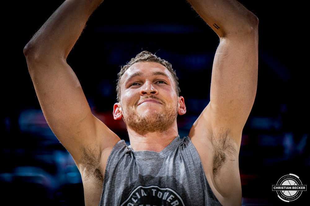 1. Basketball Bundesliga, easyCredit BBL, Saison 2024/2025, Herren, Hauptrunde, 11. Spieltag, 14.12.2024, RASTA Vechta -  Hamburg Towers
Brae Ivey (#1 - Hamburg Towers) vor der Partie
Schlüsselwörter: 1. Bundesliga;11. Spieltag;14.12.2024;BBL;Basketball;Hamburg;Hauptrunde;Liga;RASTA;RASTA Dome;Saison 2024/2025;Towers;Vechta;easycredit