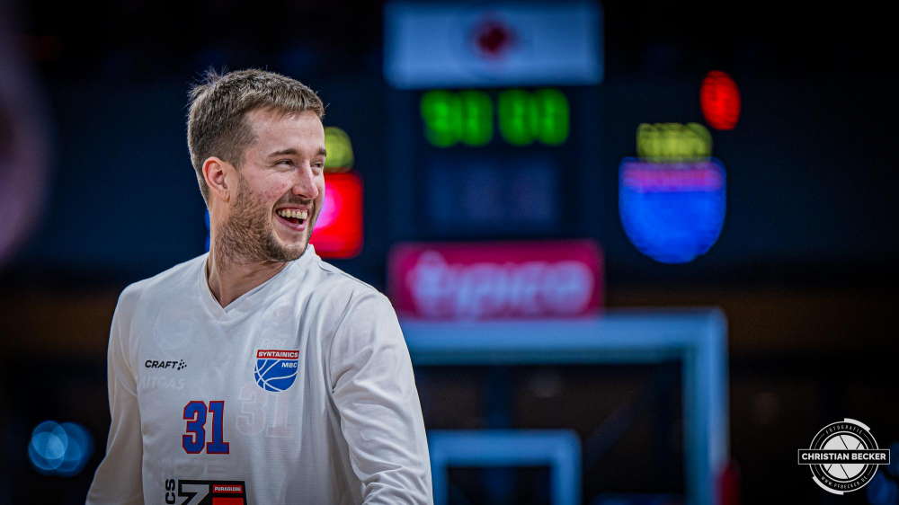 1. Basketball Bundesliga, easyCredit BBL, Saison 2024/2025, Herren, Hauptrunde, 16. Spieltag, 11.01.2025, RASTA Vechta - Syntainics MBC
Spencer Reaves (#31 - Syntainics MBC) vor der Partie
Schlüsselwörter: 1. Bundesliga;11.01.2025;16. Spieltag;BBL;Basketball;Hauptrunde;Liga;MBC;RASTA;RASTA Dome;Saison 2024/2025;Syntainics;Vechta;Weißenfels;easycredit