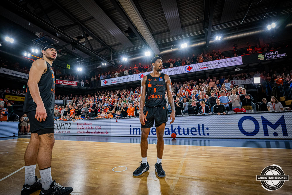 1. Basketball Bundesliga, easyCredit BBL, Saison 2024/2025, Herren, Hauptrunde, 18. Spieltag, 24.01.2025, RASTA Vechta -  Niners Chemnitz
William Christmas (#8 - Niners Chemnitz) nach der Partie
Schlüsselwörter: 1. Bundesliga;18. Spieltag;24.01.2025;BBL;Basketball;Chemnitz;Hauptrunde;Liga;NINERS;RASTA;RASTA Dome;Saison 2024/2025;Vechta;easycredit