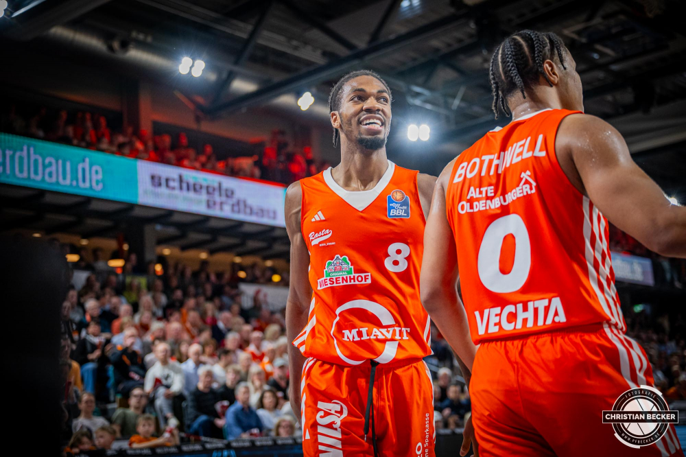 1. Basketball Bundesliga, easyCredit BBL, Saison 2024/2025, Herren, Hauptrunde, 26. Spieltag, 28.03.2025, RASTA Vechta - MHP Riesen Ludwigsburg
Brandon Randolph (#8 - RASTA Vechta) w&auml;hrend der Partie
Schlüsselwörter: 1. Bundesliga;26. Spieltag;28.03.2025;BBL;Basketball;Hauptrunde;Liga;Ludwigsburg;MHP;RASTA;RASTA Dome;RIESEN;Saison 2024/2025;Vechta;easycredit