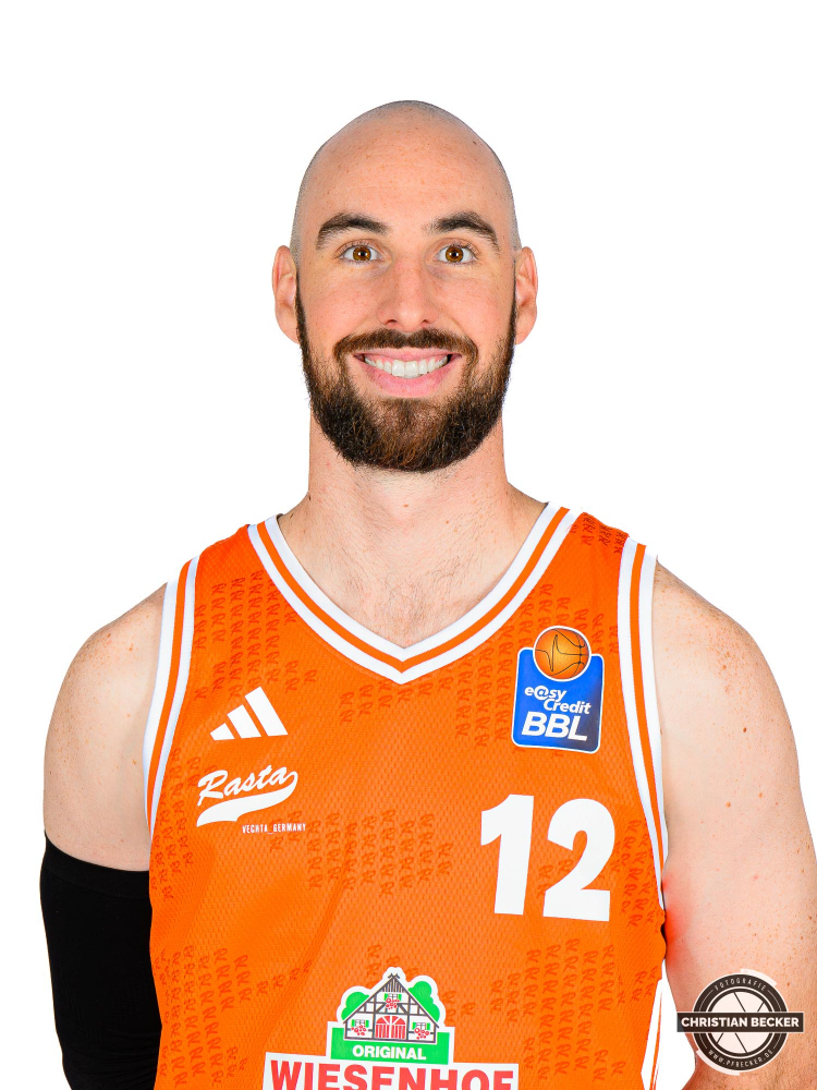 1. Basketball Bundesliga, easyCredit BBL, Saison 2025/2026, Herren, Teamshooting, Shooting, 25.08.2025, RASTA Vechta -  Teamshooting BBL
Tommy Kuhse (#12 - RASTA Vechta)
Schlüsselwörter: 1.Liga;25.08.2025;BBL;Basketball;Bundesliga;Liga;RASTA;RASTA Dome;Saison 2025/2026;Shooting;Teamshooting;Vechta;easycredit