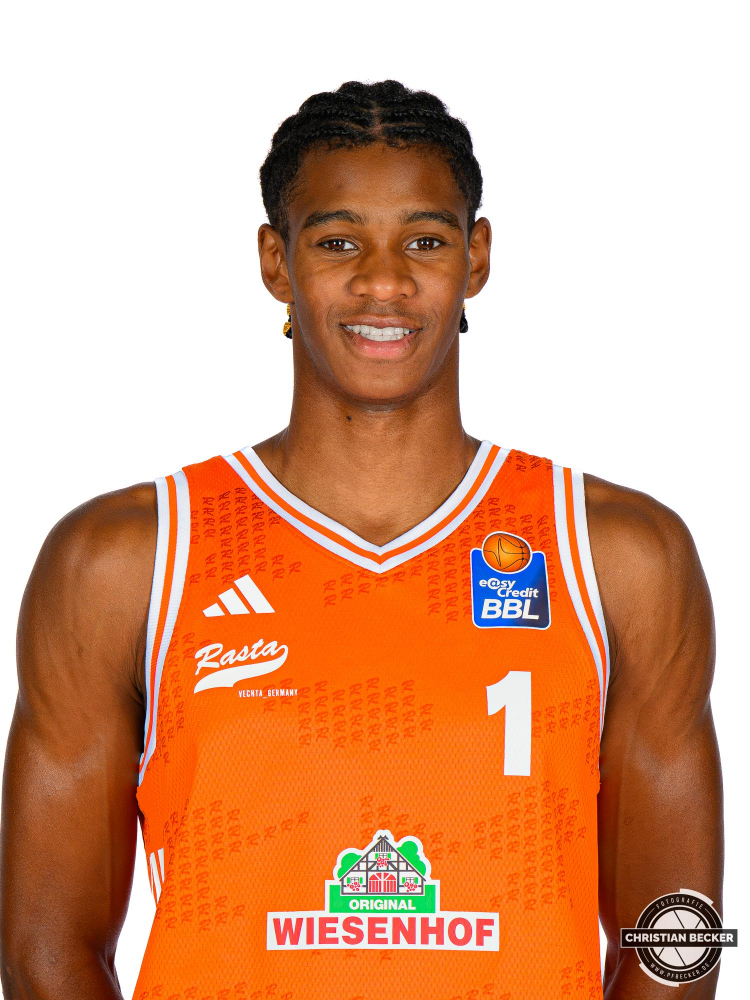 1. Basketball Bundesliga, easyCredit BBL, Saison 2025/2026, Herren, Teamshooting, Shooting, 25.08.2025, RASTA Vechta -  Teamshooting BBL
Elijah Ndi (#1 - RASTA Vechta)
Schlüsselwörter: 1.Liga;25.08.2025;BBL;Basketball;Bundesliga;Liga;RASTA;RASTA Dome;Saison 2025/2026;Shooting;Teamshooting;Vechta;easycredit