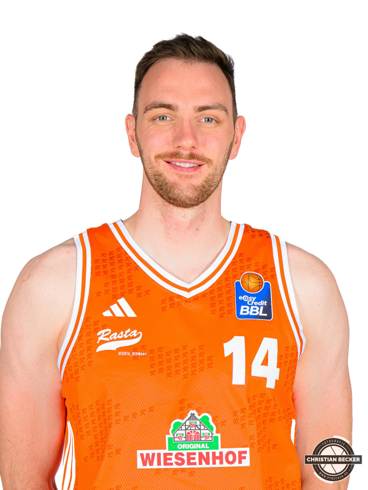 1. Basketball Bundesliga, easyCredit BBL, Saison 2025/2026, Herren, Teamshooting, Shooting, 25.08.2025, RASTA Vechta -  Teamshooting BBL
Philipp Herkenhoff (#14 - RASTA Vechta)
Schlüsselwörter: 1.Liga;25.08.2025;BBL;Basketball;Bundesliga;Liga;RASTA;RASTA Dome;Saison 2025/2026;Shooting;Teamshooting;Vechta;easycredit