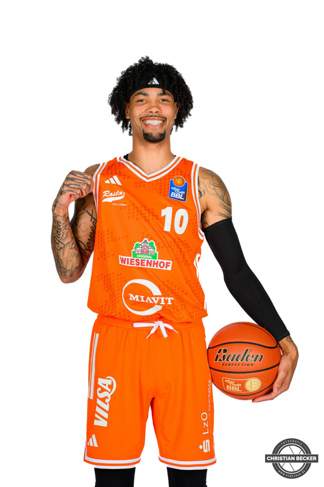 1. Basketball Bundesliga, easyCredit BBL, Saison 2025/2026, Herren, Teamshooting, Shooting, 25.08.2025, RASTA Vechta -  Teamshooting BBL
Tevin Brown (#10 - RASTA Vechta)
Schlüsselwörter: 1.Liga;25.08.2025;BBL;Basketball;Bundesliga;Liga;RASTA;RASTA Dome;Saison 2025/2026;Shooting;Teamshooting;Vechta;easycredit
