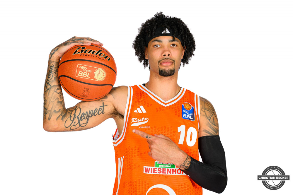 1. Basketball Bundesliga, easyCredit BBL, Saison 2025/2026, Herren, Teamshooting, Shooting, 25.08.2025, RASTA Vechta -  Teamshooting BBL
Tevin Brown (#10 - RASTA Vechta)
Schlüsselwörter: 1.Liga;25.08.2025;BBL;Basketball;Bundesliga;Liga;RASTA;RASTA Dome;Saison 2025/2026;Shooting;Teamshooting;Vechta;easycredit