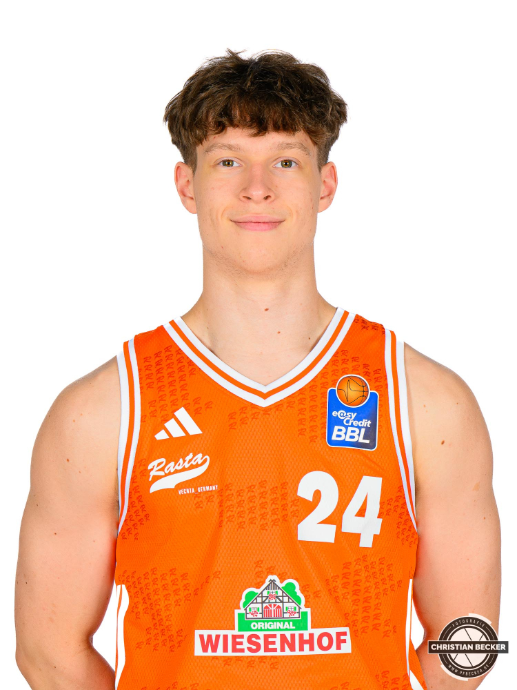 1. Basketball Bundesliga, easyCredit BBL, Saison 2025/2026, Herren, Teamshooting, Shooting, 25.08.2025, RASTA Vechta -  Teamshooting BBL
Roy Krupnikas (#24 - RASTA Vechta)
Schlüsselwörter: 1.Liga;25.08.2025;BBL;Basketball;Bundesliga;Liga;RASTA;RASTA Dome;Saison 2025/2026;Shooting;Teamshooting;Vechta;easycredit