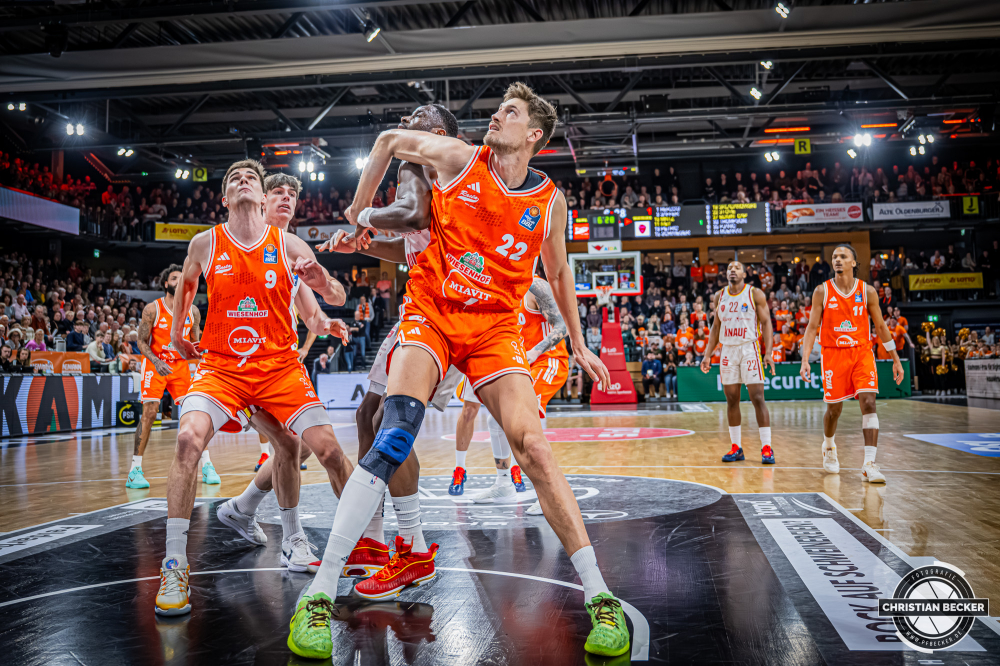 1. Basketball Bundesliga, easyCredit BBL, Saison 2025/2026, Herren, Hauptrunde, 15. Spieltag, 11.01.2026, RASTA Vechta - Fitness First W&uuml;rzburg Baskets
Tibor Plei&szlig; (#22 - RASTA Vechta) in Aktion
Schlüsselwörter: 1. Bundesliga;11.01.2026;15. Spieltag;BBL;Basketball;Baskets;First;Fitness;Hauptrunde;Liga;RASTA;RASTA Dome;Saison 2025/2026;Vechta;W&uuml;rzburg;easycredit