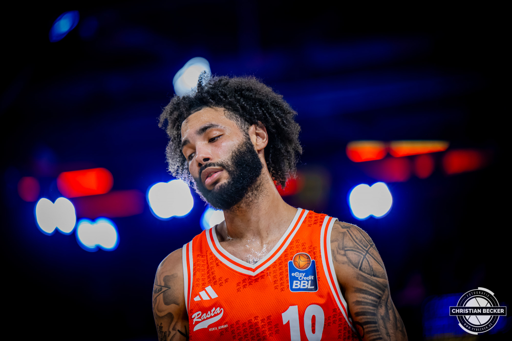 1. Basketball Bundesliga, easyCredit BBL, Saison 2025/2026, Herren, Hauptrunde, 15. Spieltag, 11.01.2026, RASTA Vechta - Fitness First W&uuml;rzburg Baskets
Tevin Brown (#10 - RASTA Vechta) w&auml;hrend der Partie
Schlüsselwörter: 1. Bundesliga;11.01.2026;15. Spieltag;BBL;Basketball;Baskets;First;Fitness;Hauptrunde;Liga;RASTA;RASTA Dome;Saison 2025/2026;Vechta;W&uuml;rzburg;easycredit