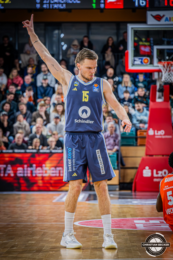 1. Basketball Bundesliga, easyCredit BBL, Saison 2025/2026, Herren, Hauptrunde, 16. Spieltag, 17.01.2026, RASTA Vechta - ALBA Berlin
Martin Hermannsson (#15 - ALBA BERLIN) w&auml;hrend der Partie
Schlüsselwörter: 1. Bundesliga;16. Spieltag;17.01.2026;ALBA;BBL;Basketball;Berlin;Hauptrunde;Liga;RASTA;RASTA Dome;Saison 2025/2026;Vechta;easycredit