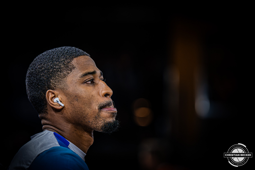 1. Basketball Bundesliga, easyCredit BBL, Saison 2025/2026, Herren, Hauptrunde, 18. Spieltag, 31.01.2026, RASTA Vechta - Frankfurt Skyliners
William Christmas (#8 - Frankfurt Skyliners) vor der Partie
Schlüsselwörter: 1. Bundesliga;18. Spieltag;31.01.2026;BBL;Basketball;Frankfurt;Hauptrunde;Liga;RASTA;RASTA Dome;Saison 2025/2026;Skyliners;Vechta;easycredit