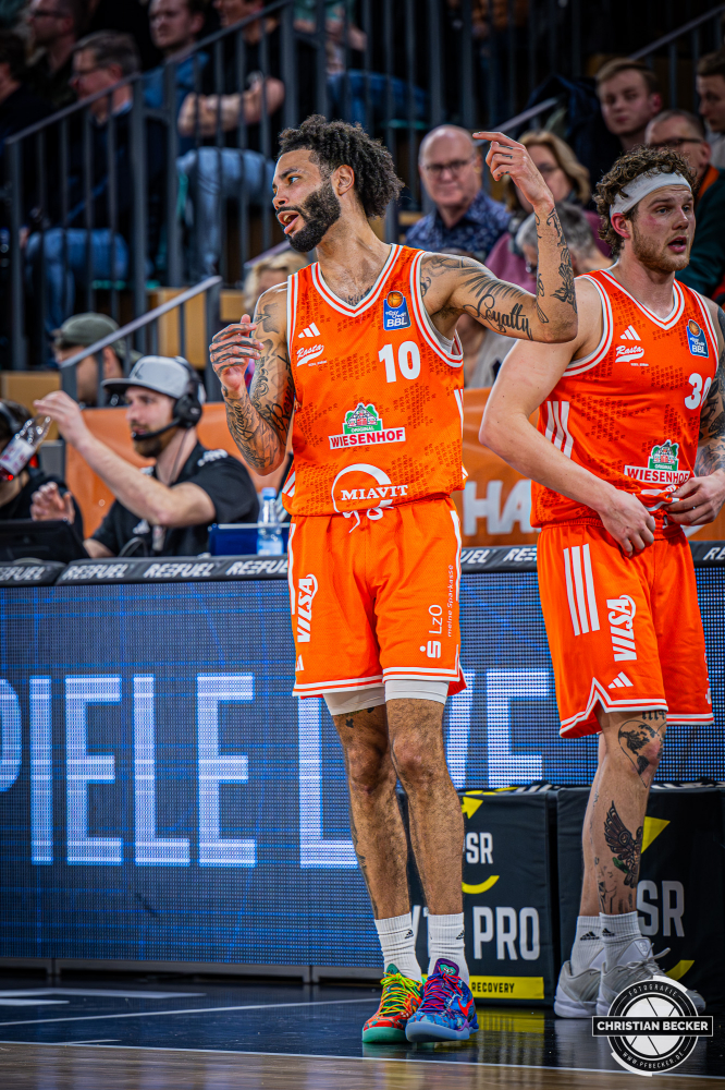 1. Basketball Bundesliga, easyCredit BBL, Saison 2025/2026, Herren, Hauptrunde, 18. Spieltag, 31.01.2026, RASTA Vechta - Frankfurt Skyliners
Tevin Brown (#10 - RASTA Vechta) w&auml;hrend der Partie
Schlüsselwörter: 1. Bundesliga;18. Spieltag;31.01.2026;BBL;Basketball;Frankfurt;Hauptrunde;Liga;RASTA;RASTA Dome;Saison 2025/2026;Skyliners;Vechta;easycredit