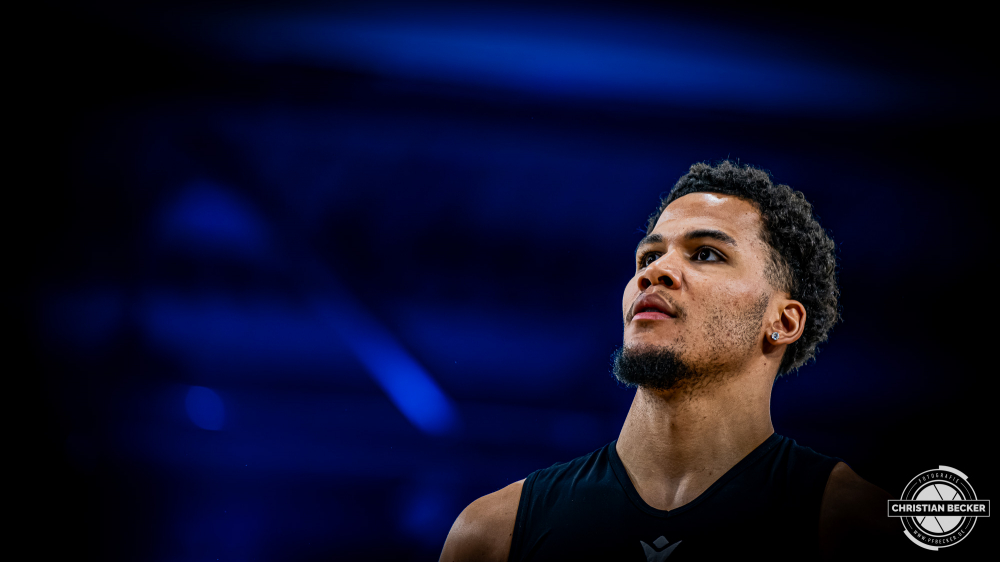 1. Basketball Bundesliga, easyCredit BBL, Saison 2025/2026, Herren, Hauptrunde, 24. Spieltag, 14.03.2026, RASTA Vechta - MHP Riesen Ludwigsburg
Brandon Tischler (#24 - MHP Riesen Ludwigsburg) vor der Partie
Schlüsselwörter: 1. Bundesliga;14.03.2026;24. Spieltag;BBL;Basketball;Hauptrunde;Liga;Ludwigsburg;MHP;RASTA;RASTA Dome;RIESEN;Saison 2025/2026;Vechta;easycredit