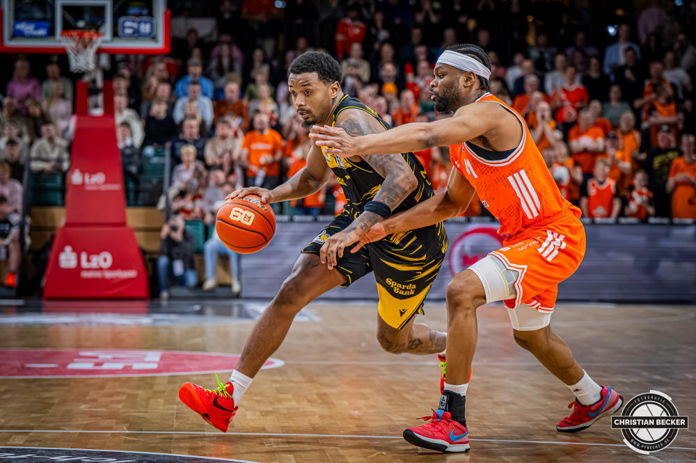 1. Basketball Bundesliga, easyCredit BBL, Saison 2025/2026, Herren, Hauptrunde, 24. Spieltag, 14.03.2026, RASTA Vechta - MHP Riesen Ludwigsburg
Elijah Hughes (#7 - MHP Riesen Ludwigsburg) in Aktion
Schlüsselwörter: 1. Bundesliga;14.03.2026;24. Spieltag;BBL;Basketball;Hauptrunde;Liga;Ludwigsburg;MHP;RASTA;RASTA Dome;RIESEN;Saison 2025/2026;Vechta;easycredit