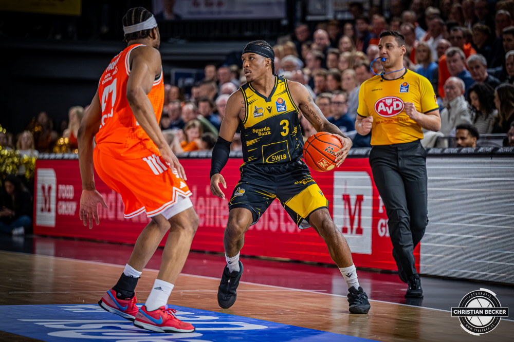 1. Basketball Bundesliga, easyCredit BBL, Saison 2025/2026, Herren, Hauptrunde, 24. Spieltag, 14.03.2026, RASTA Vechta - MHP Riesen Ludwigsburg
Stefan Smith (#3 - MHP Riesen Ludwigsburg) in Aktion
Schlüsselwörter: 1. Bundesliga;14.03.2026;24. Spieltag;BBL;Basketball;Hauptrunde;Liga;Ludwigsburg;MHP;RASTA;RASTA Dome;RIESEN;Saison 2025/2026;Vechta;easycredit