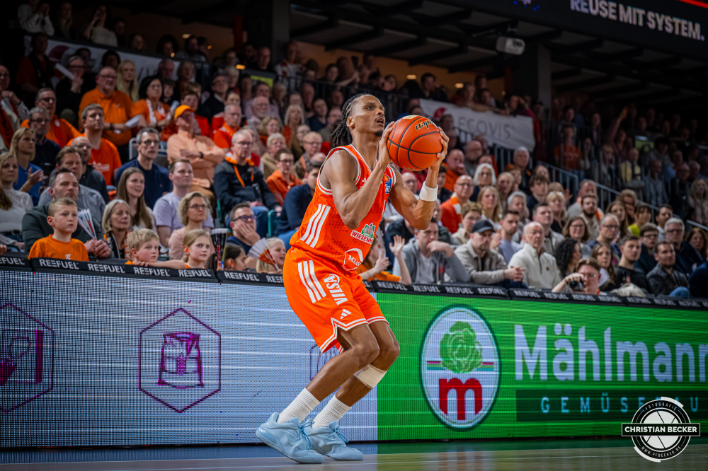 1. Basketball Bundesliga, easyCredit BBL, Saison 2025/2026, Herren, Hauptrunde, 24. Spieltag, 14.03.2026, RASTA Vechta - MHP Riesen Ludwigsburg
Alonzo Verge (#11 - RASTA Vechta) in Aktion
Schlüsselwörter: 1. Bundesliga;14.03.2026;24. Spieltag;BBL;Basketball;Hauptrunde;Liga;Ludwigsburg;MHP;RASTA;RASTA Dome;RIESEN;Saison 2025/2026;Vechta;easycredit