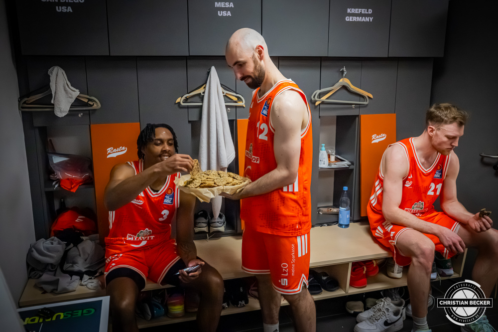 1. Basketball Bundesliga, easyCredit BBL, Saison 2025/2026, Herren, Hauptrunde, 24. Spieltag, 14.03.2026, RASTA Vechta - MHP Riesen Ludwigsburg
Tommy Kuhse (#12 - RASTA Vechta) nach der Partie
Schlüsselwörter: 1. Bundesliga;14.03.2026;24. Spieltag;BBL;Basketball;Hauptrunde;Liga;Ludwigsburg;MHP;RASTA;RASTA Dome;RIESEN;Saison 2025/2026;Vechta;easycredit