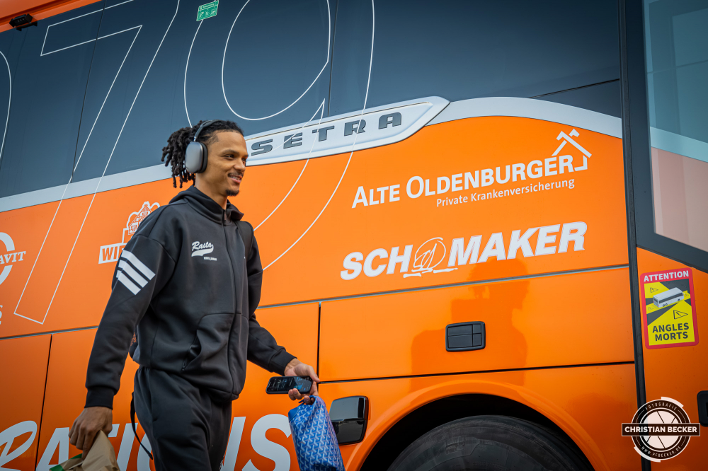 1. Basketball Bundesliga, easyCredit BBL, Saison 2025/2026, Herren, Hauptrunde, 23. Spieltag, 08.03.2026, EWE Baskets Oldenburg - RASTA Vechta
Alonzo Verge (#11 - RASTA Vechta) vor der Partie
Schlüsselwörter: 08.03.2026;1. Bundesliga;23. Spieltag;BBL;Basketball;Baskets;EWE;EWE Arena;Hauptrunde;Liga;Oldenburg;RASTA;Saison 2025/2026;Vechta;easycredit